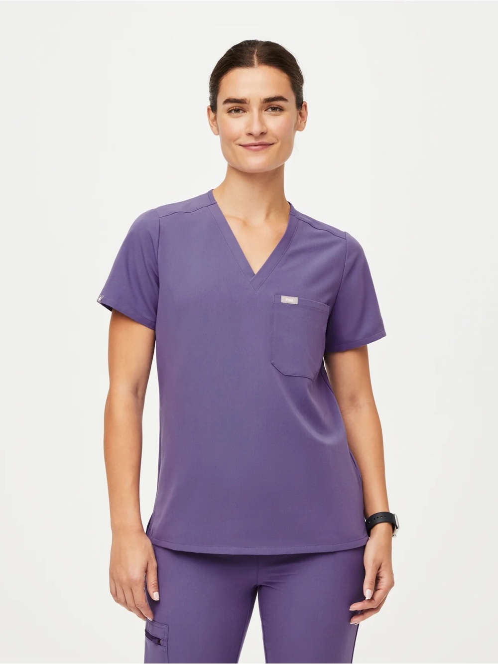 FIGS Amethyst Catarina Scrub Top Size XS
